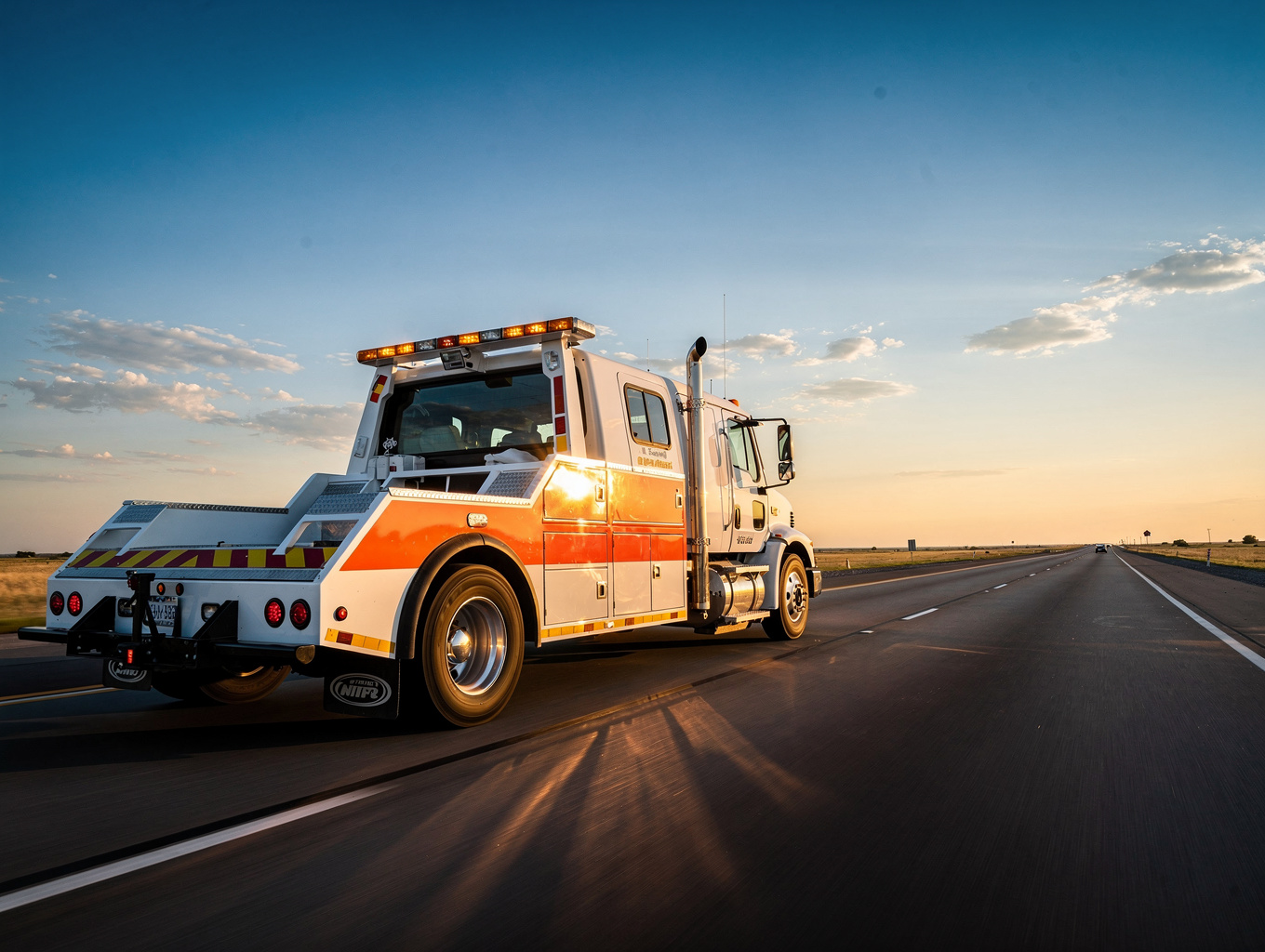 Commercial logistics carrier towing service in Norfolk area